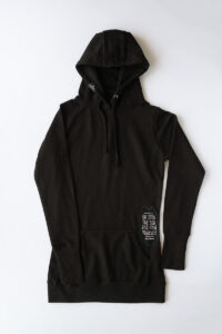 THE FISH - Long Hoodie<br>black