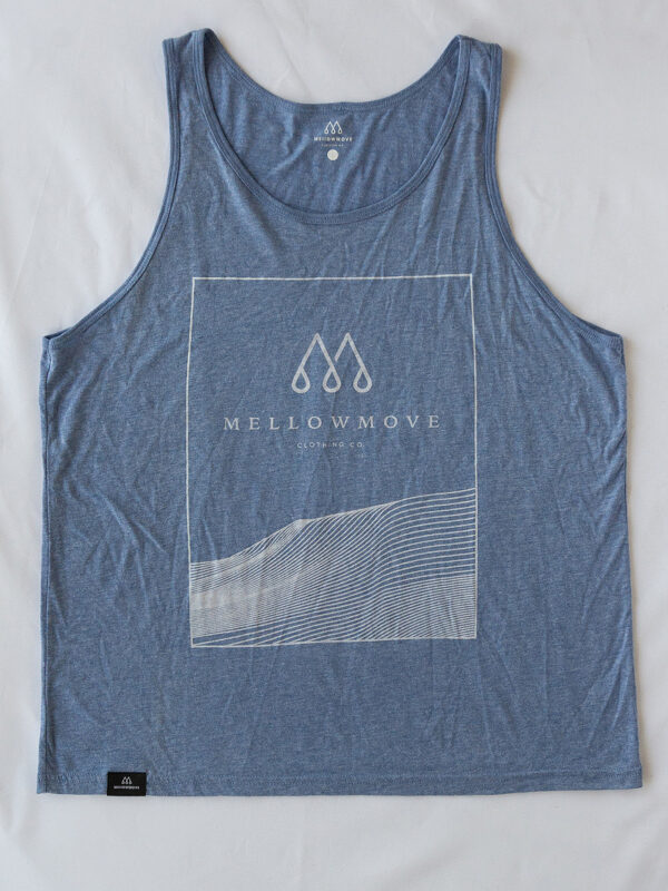 WAVE BOX - Tank Top<br>heather blue